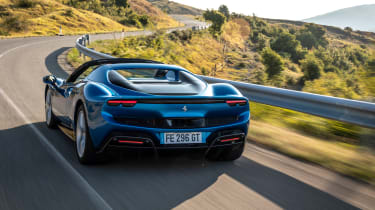 Ferrari 296 GTS rear tracking